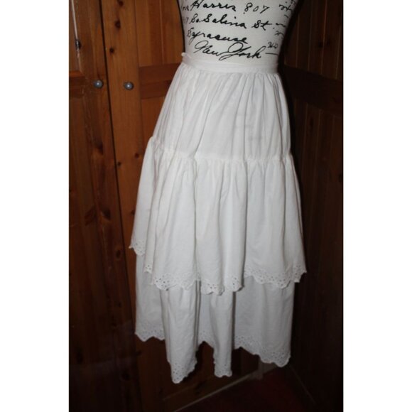 Putumayo 3 Tiered Cotton Petticoat Size S Renfaire Cosplay - Picture 2 of 9